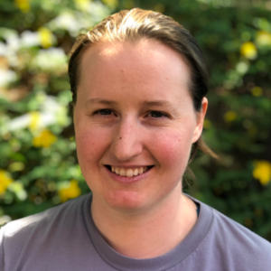 Jenny L., smiling at the camera